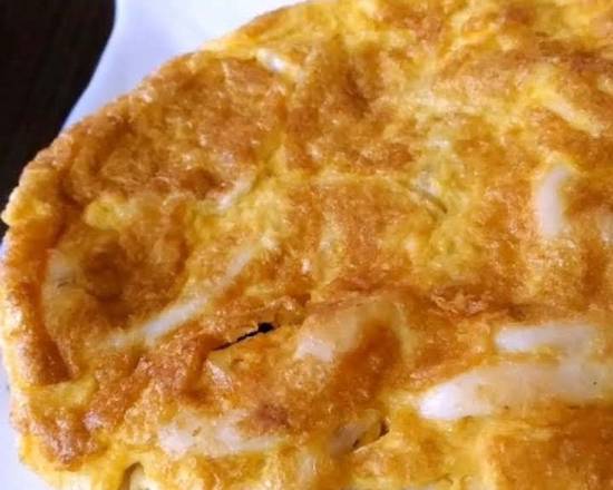 銀魚煎蛋 Pan-Fried Egg with Silver Fishes